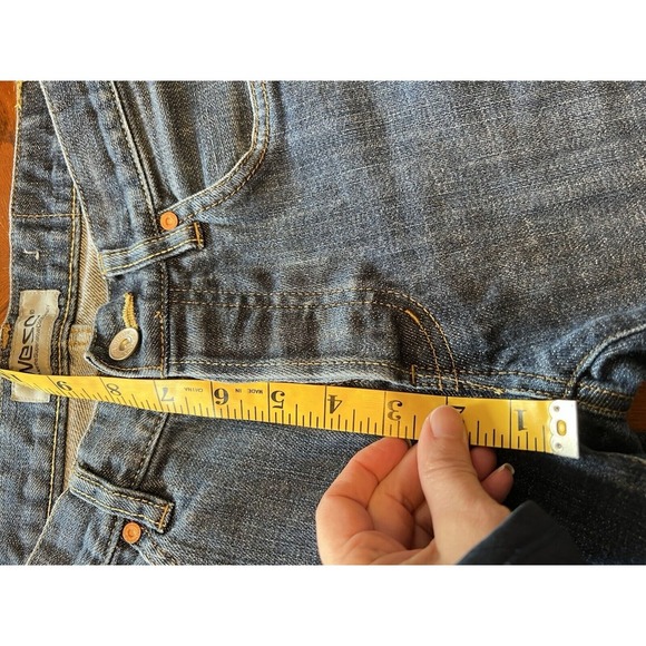 Men's WESC 366 Rinse Stretch Slim Cotton 5-Pocket Blue Jeans Sz 29 Selvedge - Picture 7 of 12